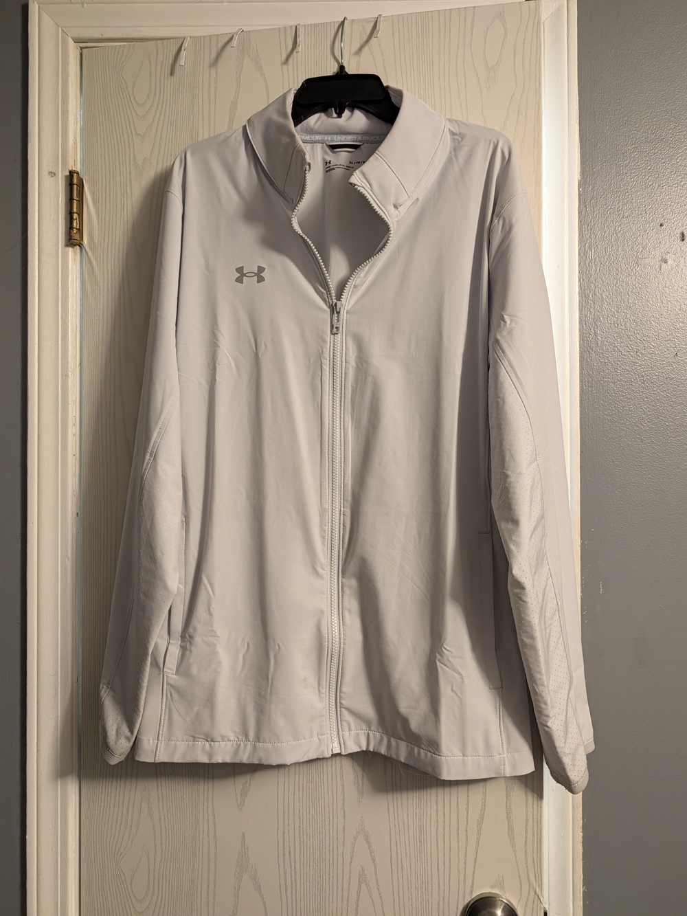 Under Armour Men’s Light Gray Full‑Zip Utility Jacket